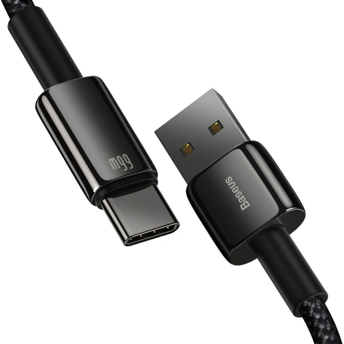 Kup USB-C USB kábel Baseus Tungsten Gold, 66W, 1m (fekete) - BSU2382BLK - {ean13} - Sklep Home Screen