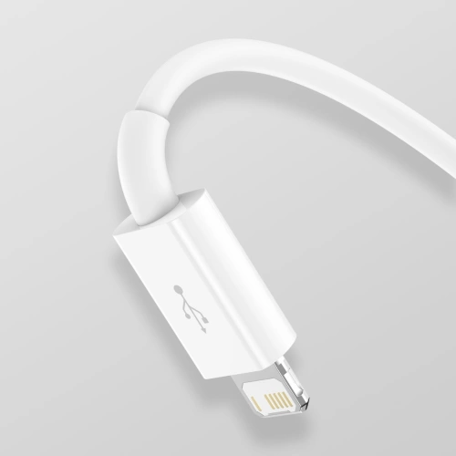Kup Cablul USB 3w1 Baseus Superior Series, USB la micro USB / USB-C / Lightning, 3.5A, 1.2m (alb) - BSU2381WHT - {ean13} - Sklep Home Screen