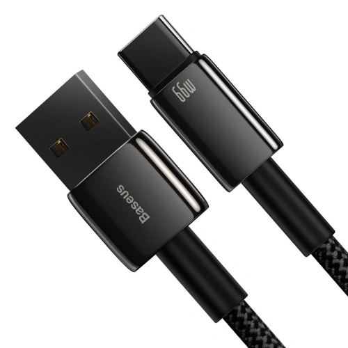 Kup USB-C USB kábel Baseus Tungsten Gold, 66W, 1m (fekete) - BSU2382BLK - {ean13} - Sklep Home Screen