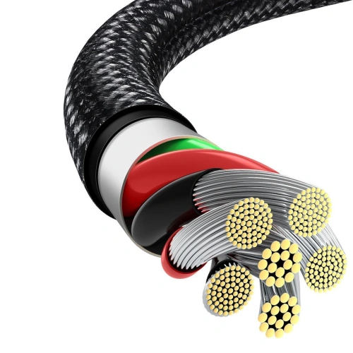 Kup Kabel USB do USB-C Baseus Tungsten Gold, 66W, 1m (czarny) - BSU2382BLK - {ean13} - Sklep Home Screen