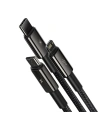 Kup Baseus 1.5m USB 3-in-1 Kabel Tungsten Gold, USB zu micro USB / USB-C / Lightning, 3.5A, (schwarz) - BSU2383BLK - {ean13} - Sklep Home Screen