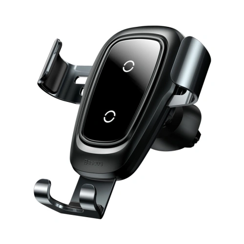 Kup Upevnění do auta s indukční nabíječkou Baseus Metal Gravity Car Mount Wireless Charger Black - BSU043 - {ean13} - Sklep Home Screen