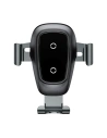 Kup Upevnění do auta s indukční nabíječkou Baseus Metal Gravity Car Mount Wireless Charger Black - BSU043 - {ean13} - Sklep Home Screen