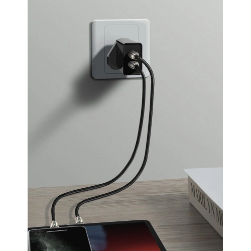 Kup Baseus încărcător de rețea 2x USB 2.1A 10,5W (priză UK) alb (CCFS-S02) - BSU2401WHT - {ean13} - Sklep Home Screen
