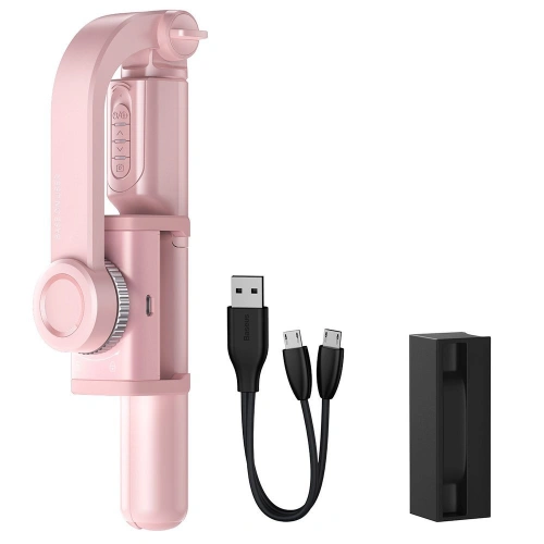 Kup Baseus băţ de selfie telescopic extins cu stativ şi telecomandă Bluetooth roz (SULH-04) - BSU2446PNK - {ean13} - Sklep Home Screen