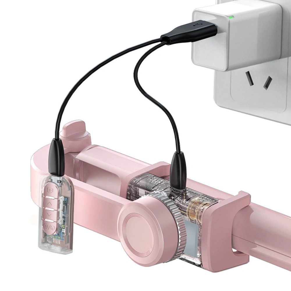 Baseus selfie stick teleskopowy rozsuwany kijek do selfie statyw z pilotem Bluetooth różowy (SULH-04)