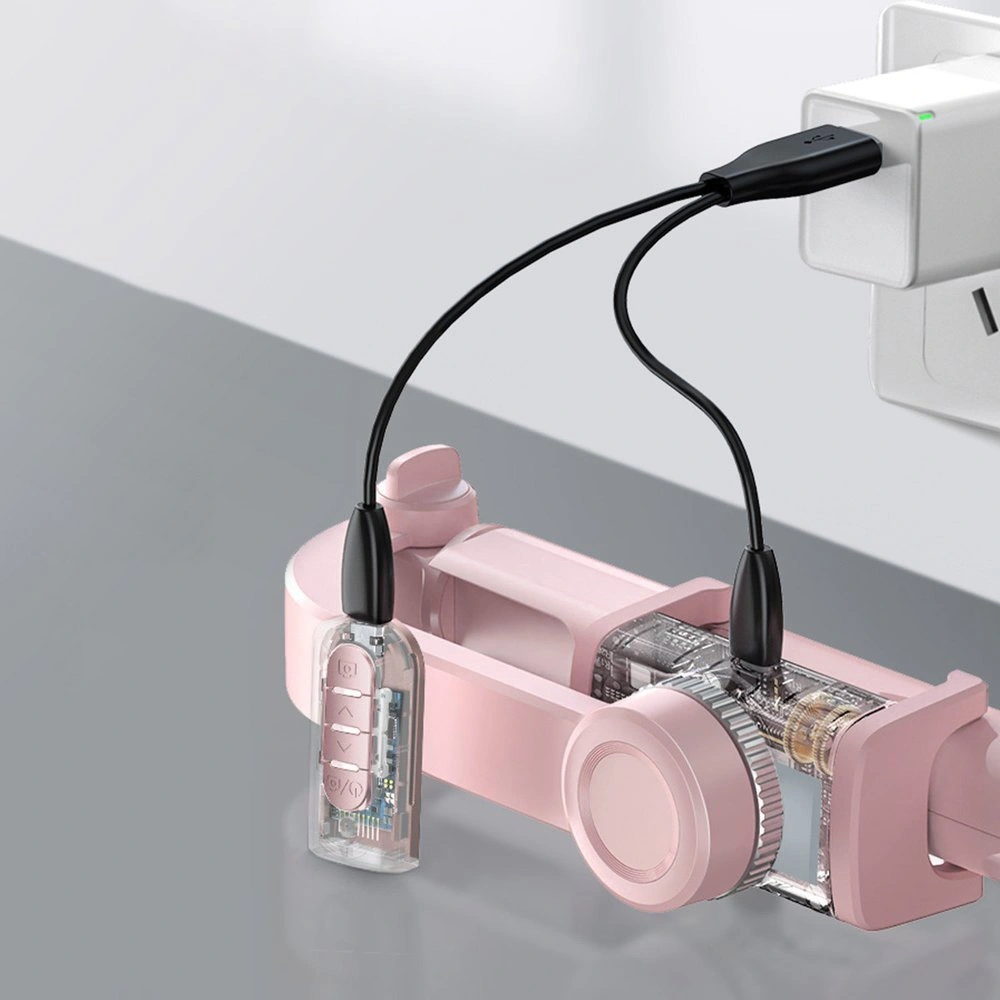 Baseus selfie stick teleskopowy rozsuwany kijek do selfie statyw z pilotem Bluetooth różowy (SULH-04)