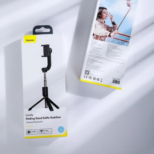 Kup Baseus băţ de selfie telescopic extins cu stativ şi telecomandă Bluetooth roz (SULH-04) - BSU2446PNK - {ean13} - Sklep Home Screen