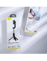 Kup Baseus băţ de selfie telescopic extins cu stativ şi telecomandă Bluetooth roz (SULH-04) - BSU2446PNK - {ean13} - Sklep Home Screen