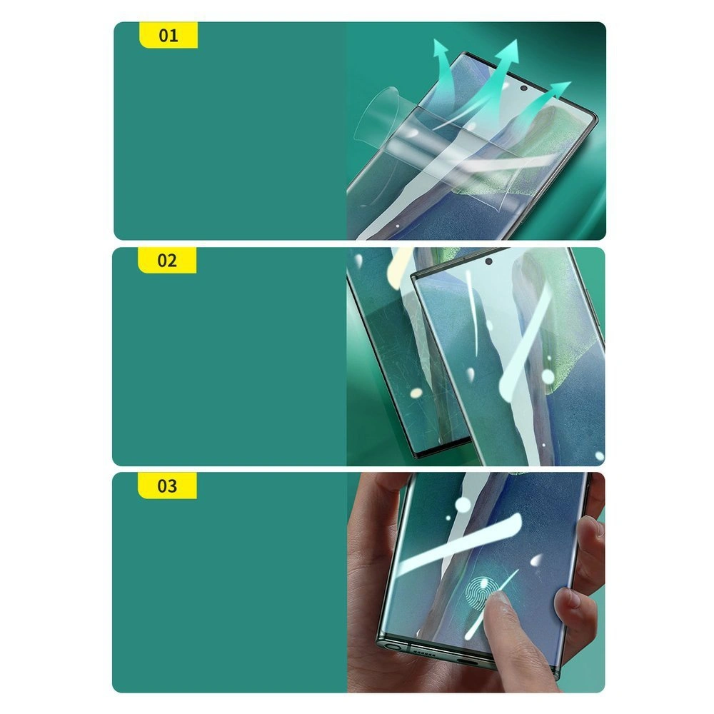 Baseus 2x folia ochronna na cały ekran Full Screen 0,15 mm Samsung Galaxy Note 20 (SGSANOTE20-SA02)