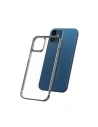 Baseus Apple Shining Case Flexible Gel-Hülle mit metallischem Glitzerrahmen iPhone 12 mini Silber (ARAPIPH54N-MD0S)