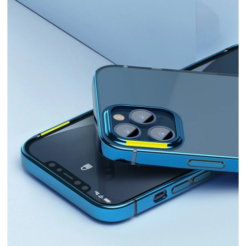 Kup Baseus Apple Shining Case Flexible Gel-Hülle mit metallischem Glitzerrahmen iPhone 12 mini Silber (ARAPIPH54N-MD0S) - BSU2465SLV - {ean13} - Sklep Home Screen