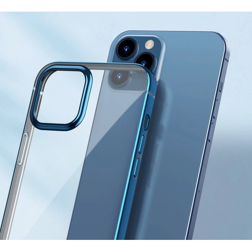 Buy Baseus Shining Case Flexible gel case with a shiny metallic frame iPhone 12 mini Moonlight silver (ARAPIPH54N-MD0S) - BSU2465SLV - {ean13} - Home Screen Store Europe