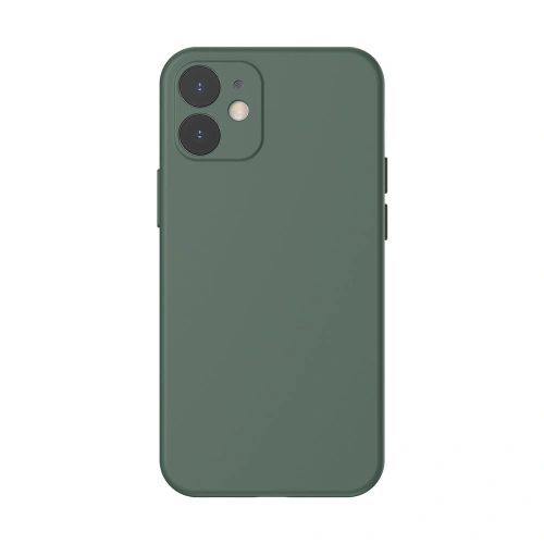 Kup Baseus Apple Liquid Silica Gel Case Flexible Gel-Hülle iPhone 12 mini Dunkelgrün (WIAPIPH54N-YT6A) - BSU2472GRN - {ean13} - Sklep Home Screen