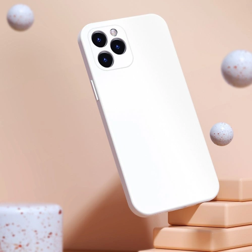 Kup Baseus Carcasă din gel de siliciu lichid Etui elastic din gel Apple iPhone 12 Pro Alb (WIAPIPH61P-YT02) - BSU2479WHT - {ean13} - Sklep Home Screen