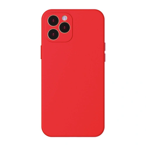 Buy Baseus Liquid Silica Gel Case Flexible gel case iPhone 12 Pro Max Bright red (WIAPIPH67N-YT09) - BSU2482RED - {ean13} - Home Screen Store Europe