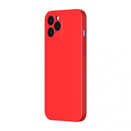 Buy Baseus Liquid Silica Gel Case Flexible gel case iPhone 12 Pro Max Bright red (WIAPIPH67N-YT09) - BSU2482RED - {ean13} - Home Screen Store Europe