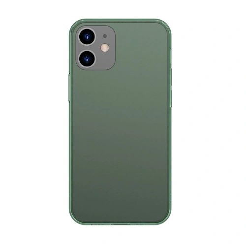 Buy Baseus Frosted Glass Case Hard case with a flexible frame iPhone 12 mini Dark green (WIAPIPH54N-WS06) - BSU2484GRN - {ean13} - Home Screen Store Europe