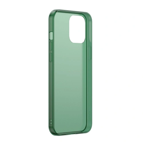 Buy Baseus Frosted Glass Case Hard case with a flexible frame iPhone 12 mini Dark green (WIAPIPH54N-WS06) - BSU2484GRN - {ean13} - Home Screen Store Europe