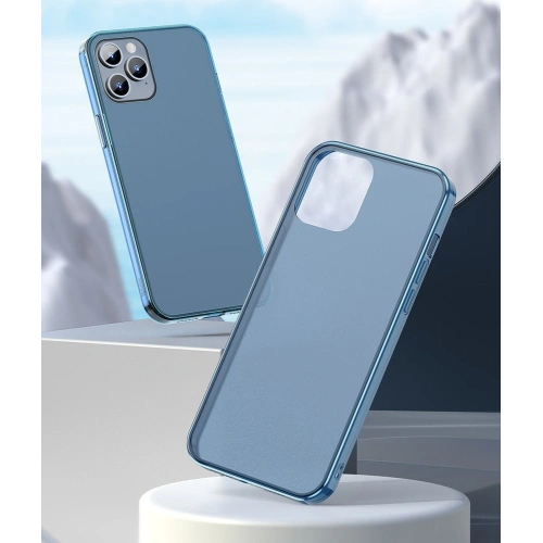 Buy Baseus Frosted Glass Case Hard case with a flexible frame iPhone 12 Pro Max White (WIAPIPH67N-WS02) - BSU2488WHT - {ean13} - Home Screen Store Europe