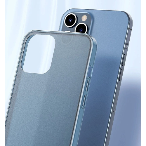 Buy Baseus Frosted Glass Case Hard case with a flexible frame iPhone 12 Pro Max White (WIAPIPH67N-WS02) - BSU2488WHT - {ean13} - Home Screen Store Europe