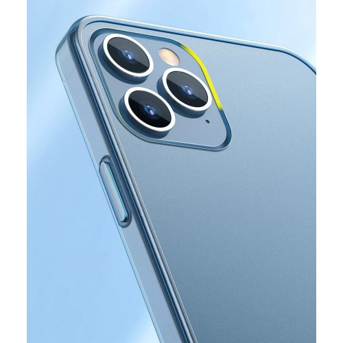Kup Baseus Frosted Glass Case Sztywne etui z elastyczną ramką Apple iPhone 12 Pro Max Biały (WIAPIPH67N-WS02) - BSU2488WHT - {ean13} - Sklep Home Screen