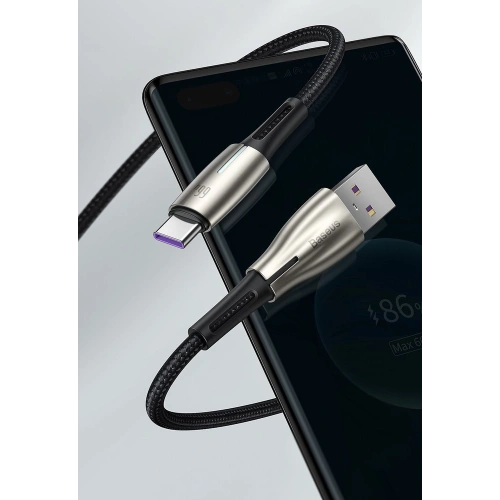 Kup Baseus Water Drop kabel USB - USB Typ C 66 W (11 V / 6 A) Huawei SuperCharge SCP 2 m zielony (CATSD-N06) - BSU2560GRN - {ean13} - Sklep Home Screen