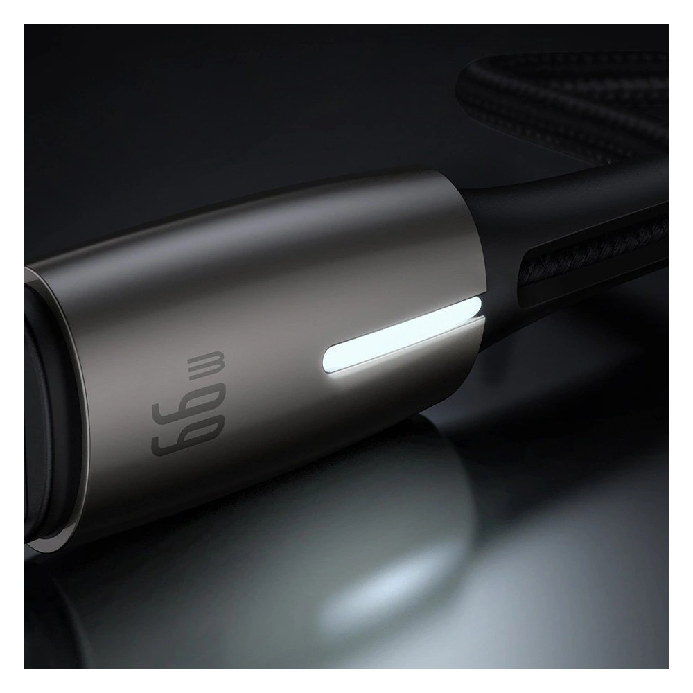 Baseus Water Drop kabel USB - USB Typ C 66 W (11 V / 6 A) Huawei SuperCharge SCP 2 m zielony (CATSD-N06)