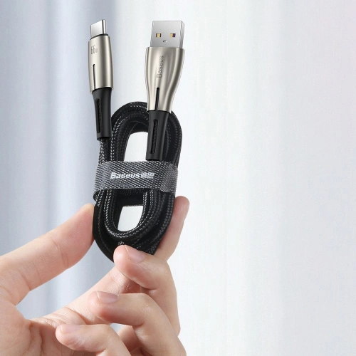 Kup Baseus Water Drop kabel USB - USB Typ C 66 W (11 V / 6 A) Huawei SuperCharge SCP 2 m zielony (CATSD-N06) - BSU2560GRN - {ean13} - Sklep Home Screen