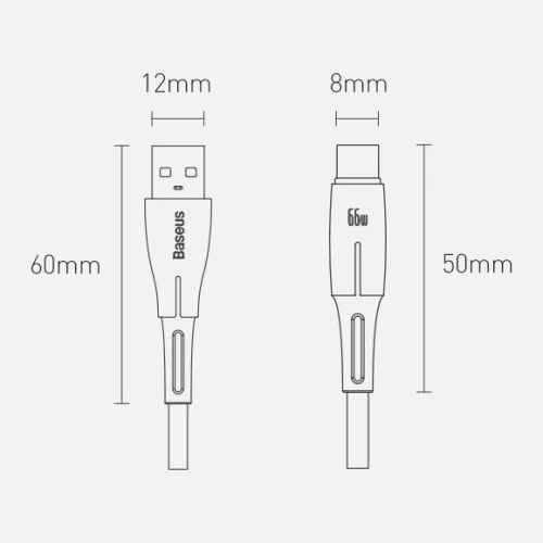 Kup Baseus Water Drop kabel USB - USB Typ C 66 W (11 V / 6 A) Huawei SuperCharge SCP 2 m zielony (CATSD-N06) - BSU2560GRN - {ean13} - Sklep Home Screen