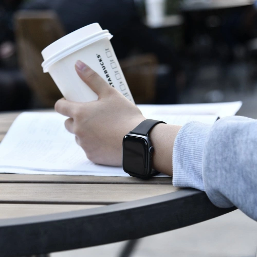 Kup Baseus Slip-Thru curea brățară pentru Apple Watch 3/4/5/6/SE 42mm/44mm neagră (LBWSE-A01) - BSU2568BLK - {ean13} - Sklep Home Screen