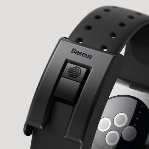 Buy Baseus Slip-Thru Watch Band For AP Watch Series 3/4/5/6/SE 42mm/44mm Black (LBWSE-A01) - BSU2568BLK - {ean13} - Home Screen Store Europe