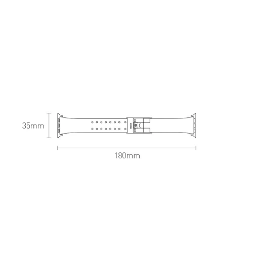 Buy Baseus Slip-Thru Watch Band For AP Watch Series 3/4/5/6/SE 42mm/44mm Black (LBWSE-A01) - BSU2568BLK - {ean13} - Home Screen Store Europe
