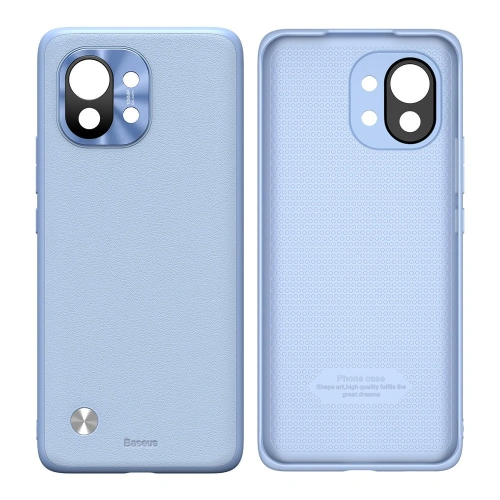 Buy Baseus Alloy Leather Case durable case with a camera cover Xiaomi Mi 11 purple (WIXM11-05) - BSU2574PRP - {ean13} - Home Screen Store Europe