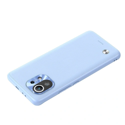 Buy Baseus Alloy Leather Case durable case with a camera cover Xiaomi Mi 11 purple (WIXM11-05) - BSU2574PRP - {ean13} - Home Screen Store Europe