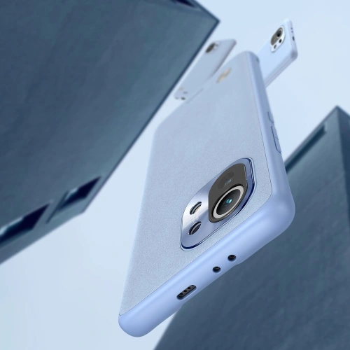 Buy Baseus Alloy Leather Case durable case with a camera cover Xiaomi Mi 11 purple (WIXM11-05) - BSU2574PRP - {ean13} - Home Screen Store Europe