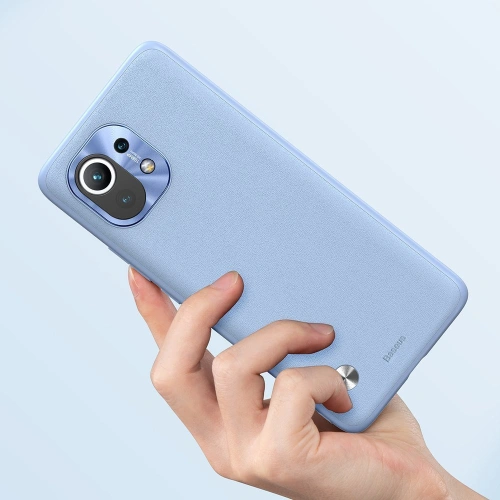 Buy Baseus Alloy Leather Case durable case with a camera cover Xiaomi Mi 11 purple (WIXM11-05) - BSU2574PRP - {ean13} - Home Screen Store Europe