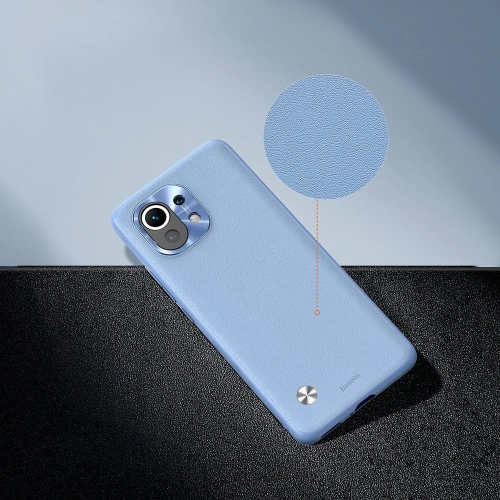 Buy Baseus Alloy Leather Case durable case with a camera cover Xiaomi Mi 11 purple (WIXM11-05) - BSU2574PRP - {ean13} - Home Screen Store Europe