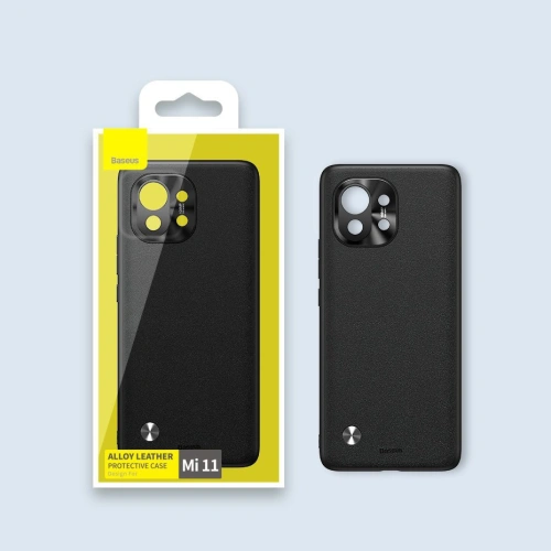 Kup Baseus Husa din piele aliaje, etui rezistent cu protecție pentru cameră Xiaomi Mi 11 violet (WIXM11-05) - BSU2574PRP - {ean13} - Sklep Home Screen