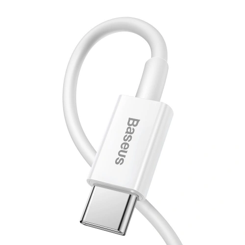 Kup Baseus Superior cablu USB Tip C - Lightning Power Delivery 20 W 1 m Alb (CATLYS-A02) - BSU2576WHT - {ean13} - Sklep Home Screen