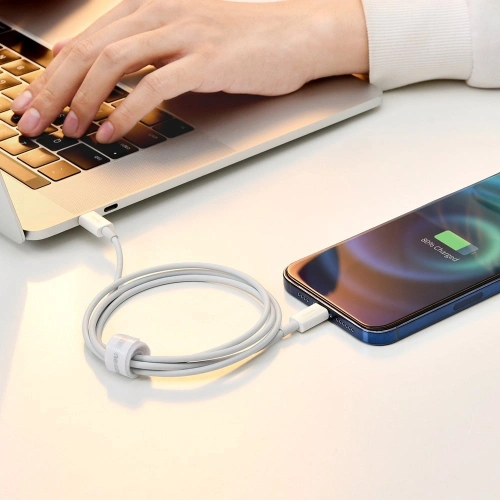 Kup Baseus Superior cablu USB Tip C - Lightning Power Delivery 20 W 1 m Alb (CATLYS-A02) - BSU2576WHT - {ean13} - Sklep Home Screen