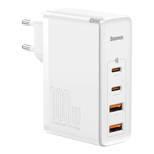Kup Baseus GaN2 Pro încărcător rapid de rețea 100W USB / USB Tip C Quick Charge 4+ Power Delivery alb (CCGAN2P-L02) - BSU2585WHT - {ean13} - Sklep Home Screen