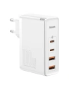 Baseus GaN2 Pro încărcător rapid de rețea 100W USB / USB Tip C Quick Charge 4+ Power Delivery alb (CCGAN2P-L02)