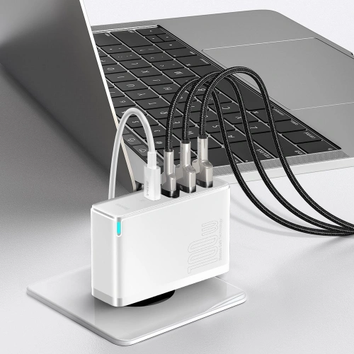 Kup Baseus GaN2 Pro încărcător rapid de rețea 100W USB / USB Tip C Quick Charge 4+ Power Delivery alb (CCGAN2P-L02) - BSU2585WHT - {ean13} - Sklep Home Screen