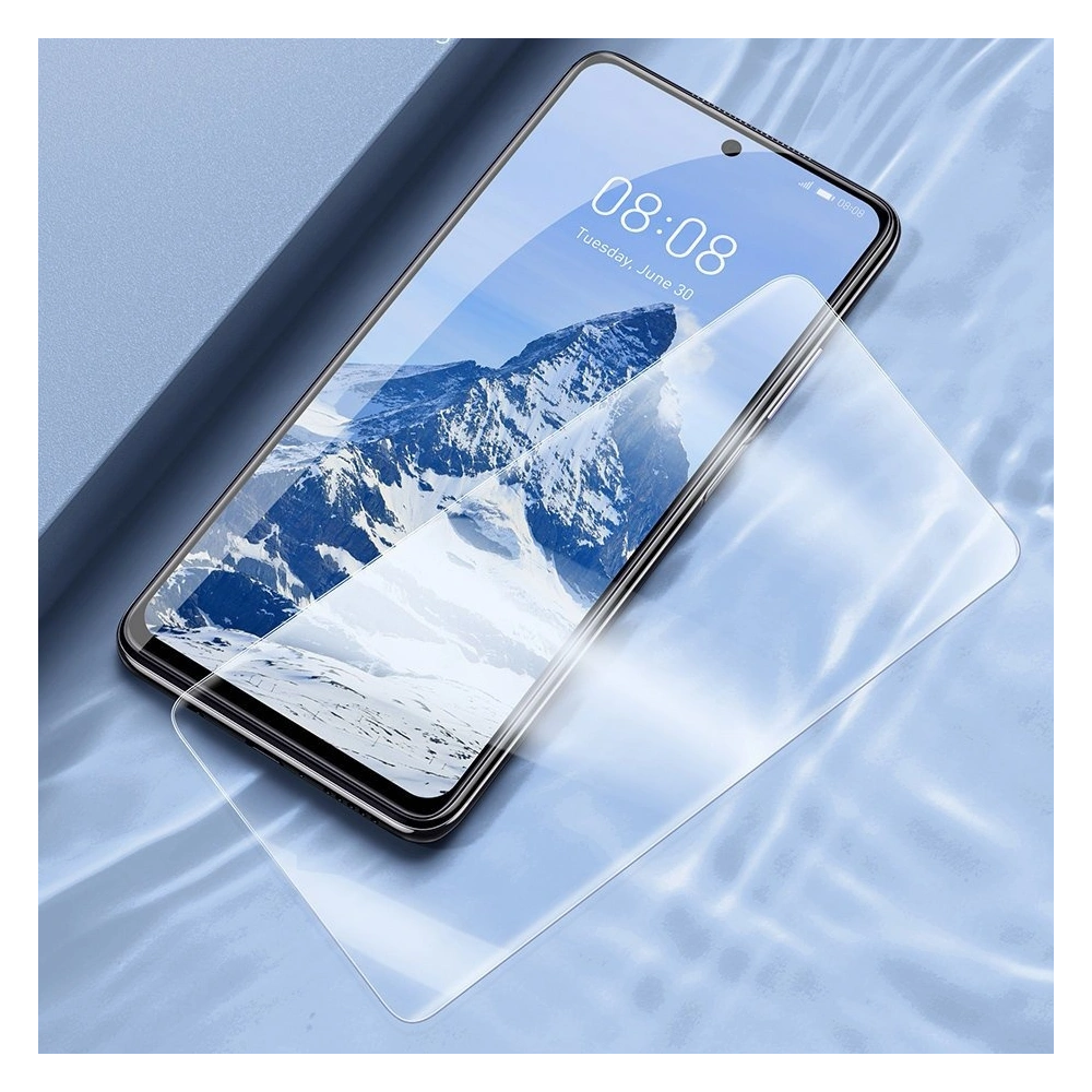 Baseus 2x folia ochronna na cały ekran 0,15 mm do Xiaomi Redmi K40/K40 Pro Transparent (SGMIK40-02)