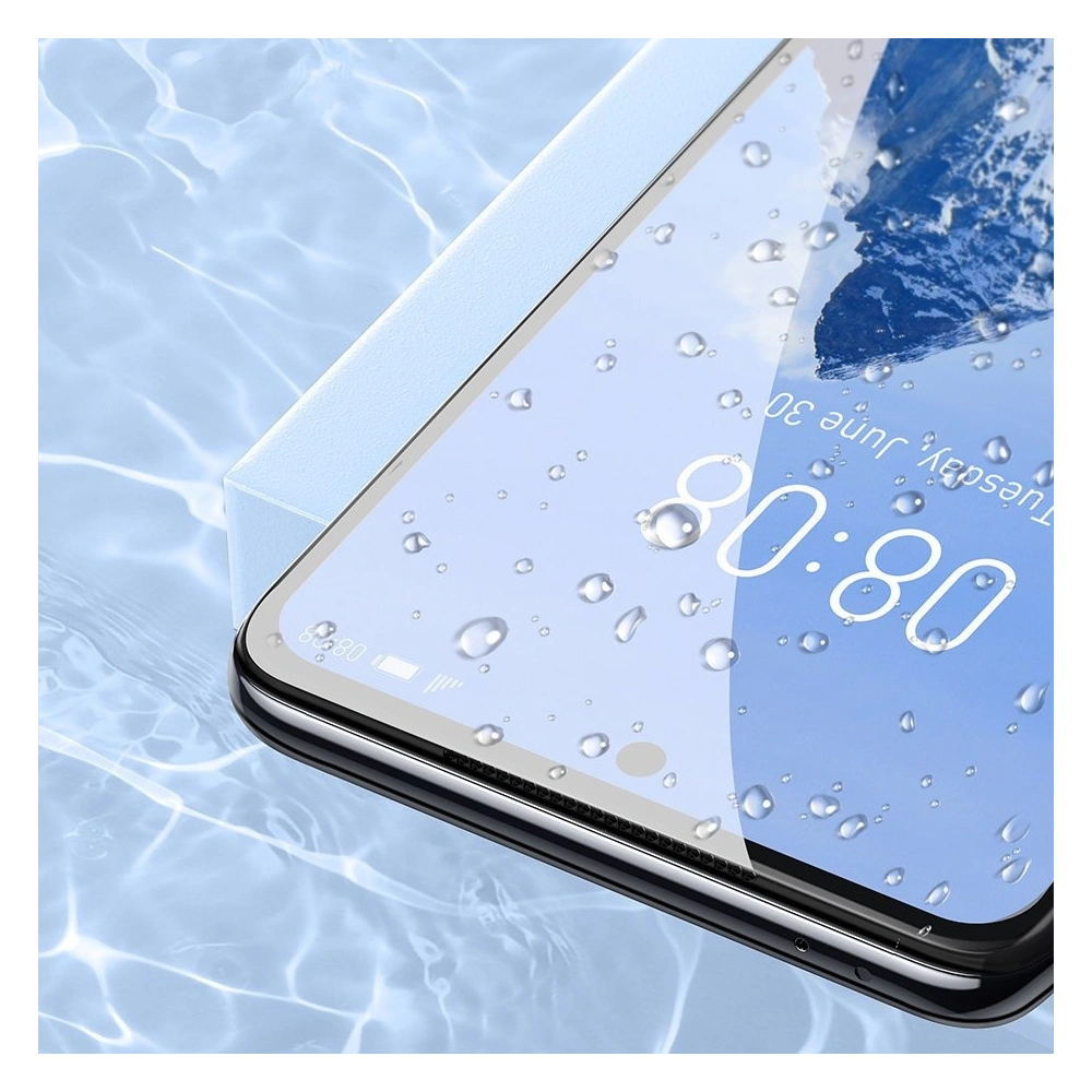 Baseus 2x folia ochronna na cały ekran 0,15 mm do Xiaomi Redmi K40/K40 Pro Transparent (SGMIK40-02)