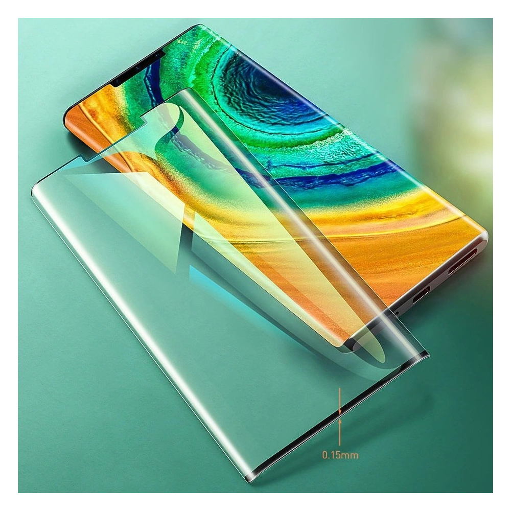 Baseus folia ochronna na cały ekran Full Screen 0.15mm Huawei Mate 30 Pro czarny (SGHWMATE30P-KR01)