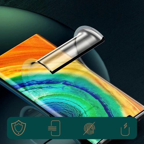 Kup Baseus folia ochronna na cały ekran Full Screen 0.15mm Huawei Mate 30 Pro czarny (SGHWMATE30P-KR01) - BSU2615BLK - {ean13} - Sklep Home Screen