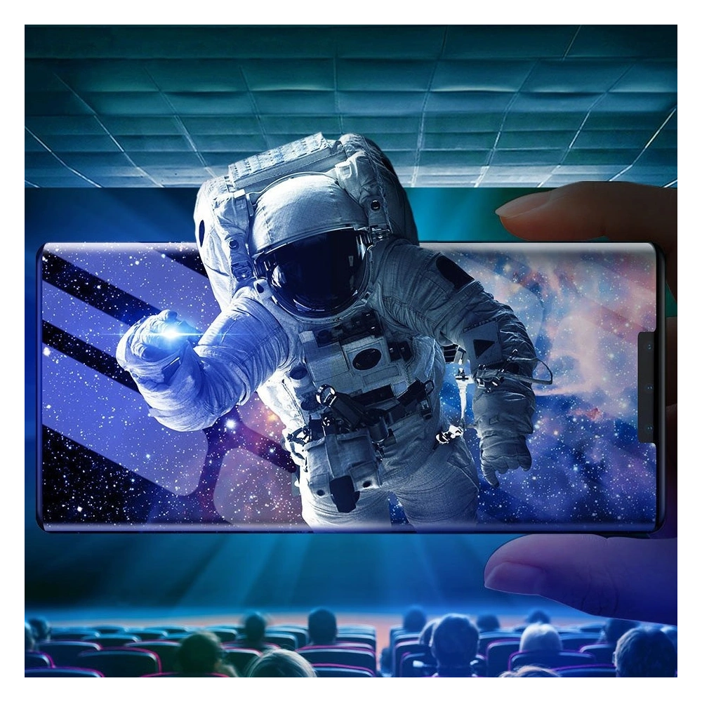 Baseus folia ochronna na cały ekran Full Screen 0.15mm Huawei Mate 30 Pro czarny (SGHWMATE30P-KR01)