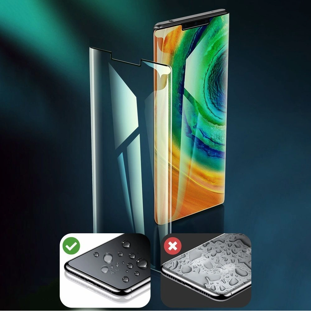 Baseus folia ochronna na cały ekran Full Screen 0.15mm Huawei Mate 30 Pro czarny (SGHWMATE30P-KR01)